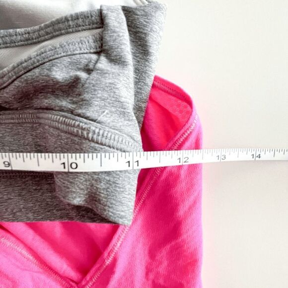 Lululemon Athletica Women Built-In Bra Tank Top Gray & Pink Size 4 - Picture 6 of 7